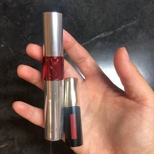 ysl volupte tint-in-oil & vinyl cream lip stain